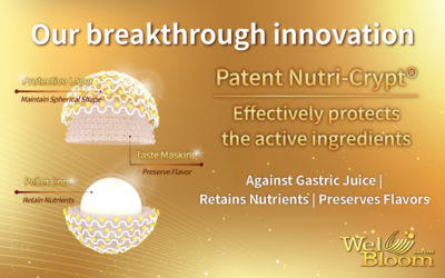 Nutri-Crypt® pellet technology with a unique structure to increase absorption!