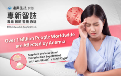 There’s over 1 Billion Anemia Population Worldwide! The Global Issue urges us to make Iron Supplement with Better Taste by Nutri-Crypt® !-Part. 02