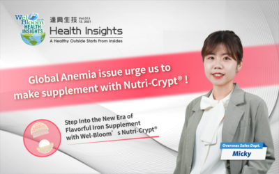 【Health Insights 13 -Pt.02】Nutri-Crypt® is developed to improve Iron Supplement absorption due to rising Global Anemia Issue!