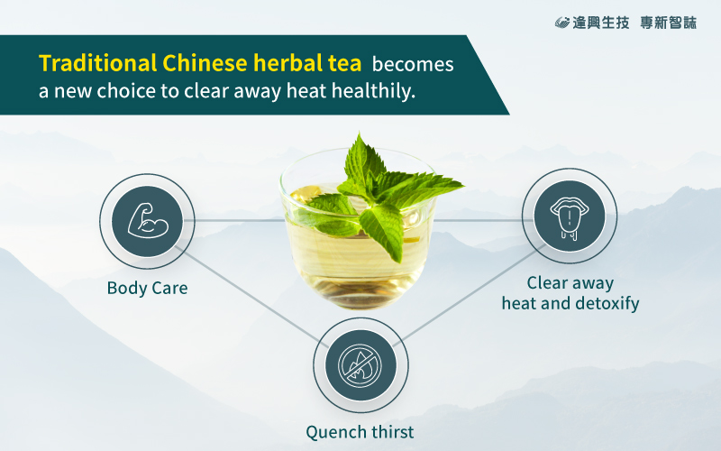Traditional chinese herbal tea is a suitable body cooling drink, moreover, a healthier way to cool off in the summer.