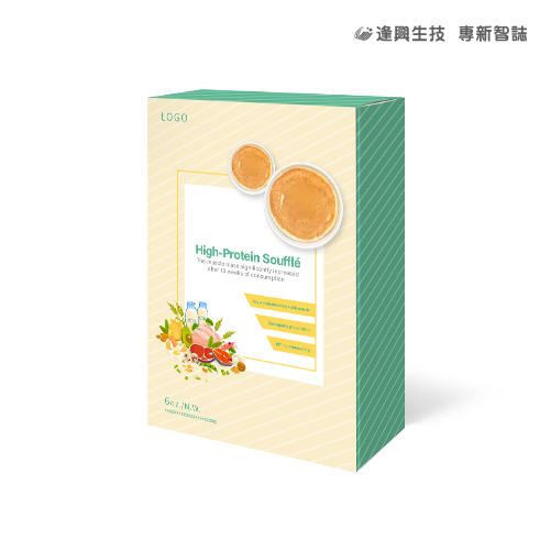 Private label Low calorie and high protein souffle snacks